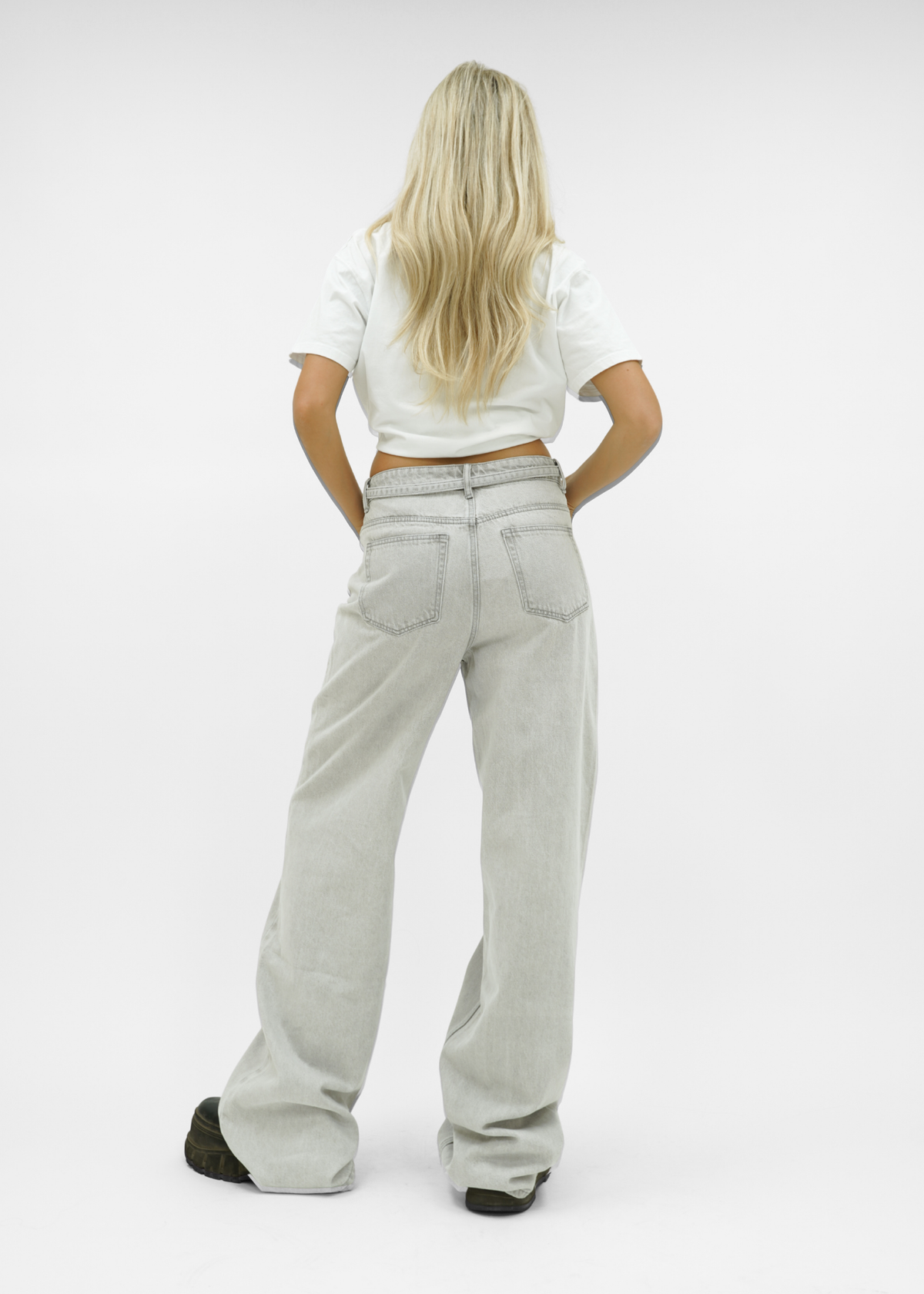 Baggy jeans light washed grey (tall)