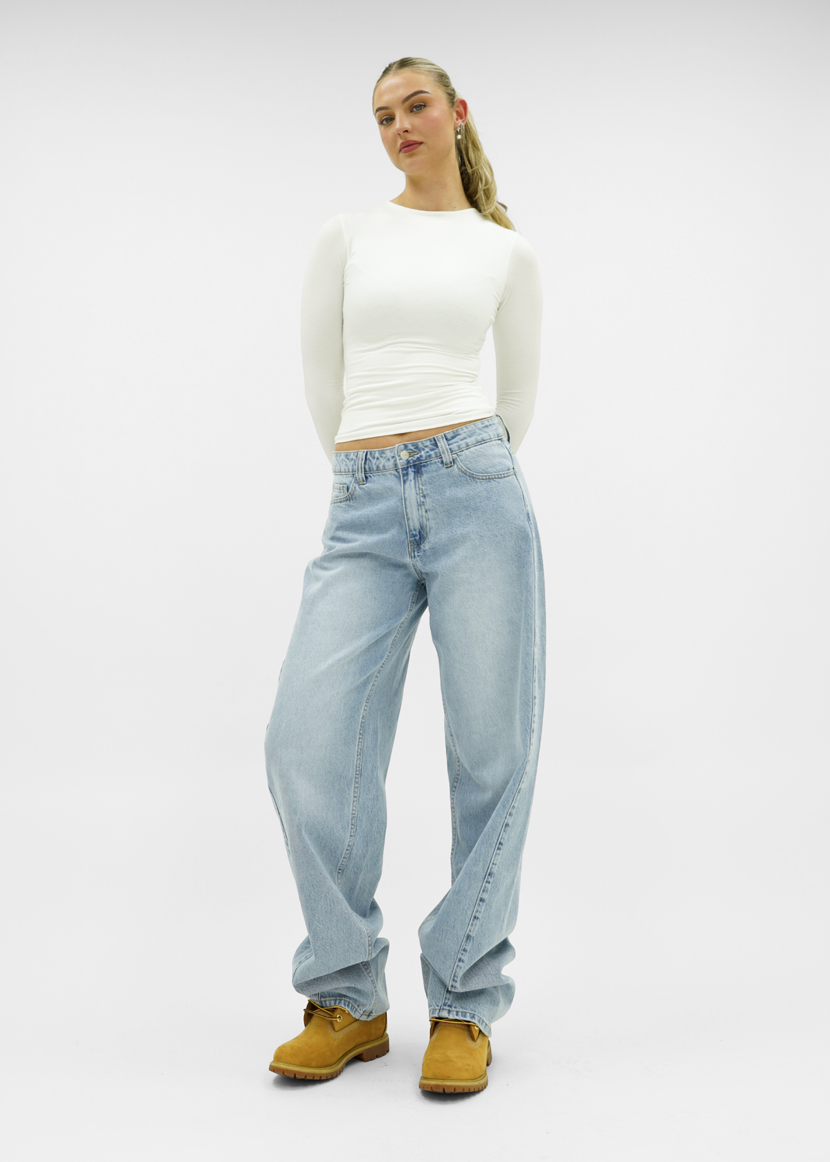 Balloon jeans light blue (tall)