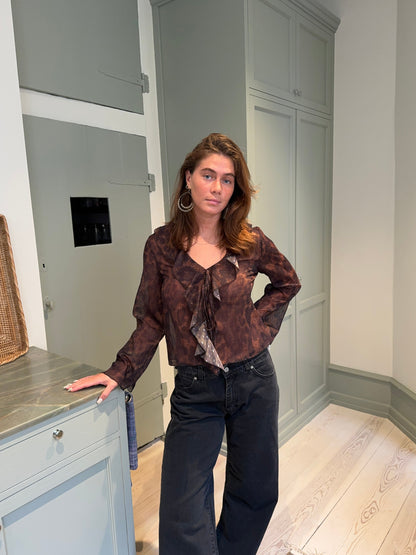 Marianne blouse - Leopard