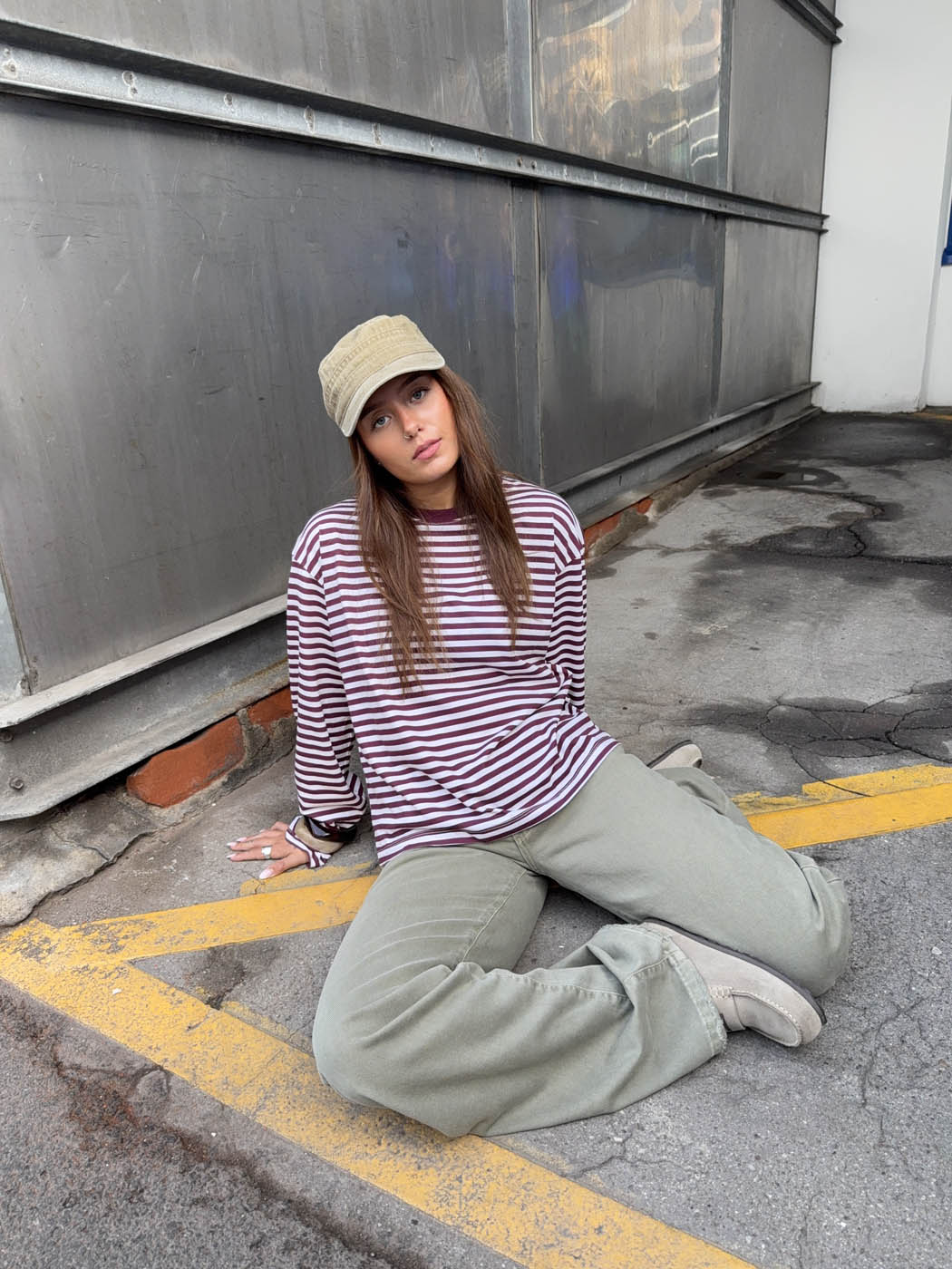 Lura striped blouse - Red/white