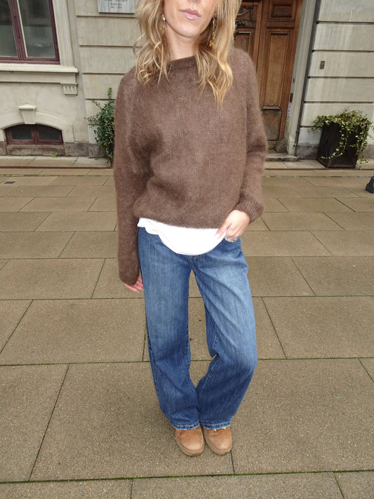 Zuzanna mohair knit - Brown